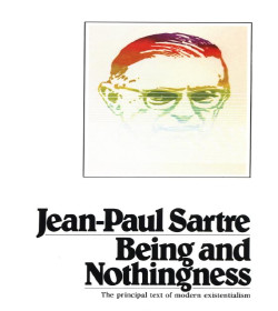 being and nothingness by jean paul sartre